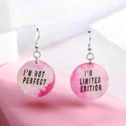 Naušnice - I'm not perfect, I'm limited edition